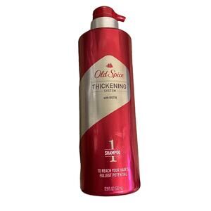 Old Spice Thickening System 1 Shampoo 17.9 oz. pump bottle NEW